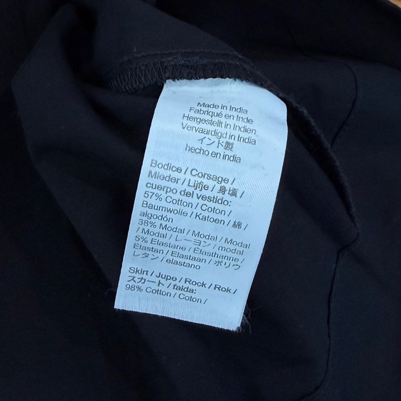 J.Crew Ribbed Knit Mixy Dress Black Size Large NWT Minimalist Sleeveless - Picture 6 of 8